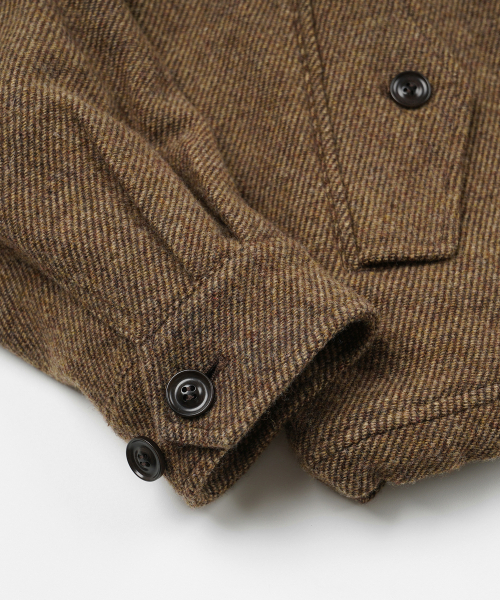 FRIZMWORKS(フリズムワークス)の「WOOL HARRINGTON JACKET _ BROWN(その他アウター・メンズ・その他・X-LARGE/SMALL/MEDIUM/LARGE)」の7枚目の写真