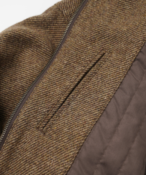 FRIZMWORKS(フリズムワークス)の「WOOL HARRINGTON JACKET _ BROWN(その他アウター・メンズ・その他・X-LARGE/SMALL/MEDIUM/LARGE)」の8枚目の写真