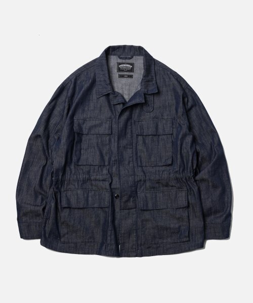 FRIZMWORKS(フリズムワークス)の「DENIM OVERSIZED BDU JACKET _ INDIGO(デニムジャケット・メンズ・その他・MEDIUM/LARGE/X-LARGE)」の1枚目の写真