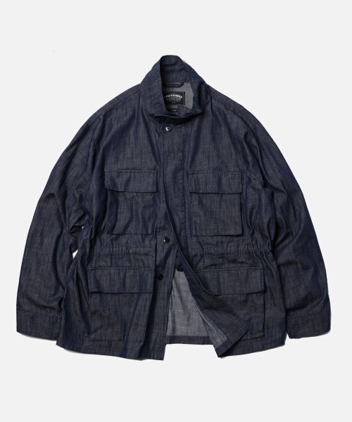 FRIZMWORKS(フリズムワークス)の「DENIM OVERSIZED BDU JACKET _ INDIGO(デニムジャケット・メンズ・その他・MEDIUM/LARGE/X-LARGE)」の2枚目の写真