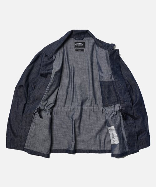 FRIZMWORKS(フリズムワークス)の「DENIM OVERSIZED BDU JACKET _ INDIGO(デニムジャケット・メンズ・その他・MEDIUM/LARGE/X-LARGE)」の3枚目の写真