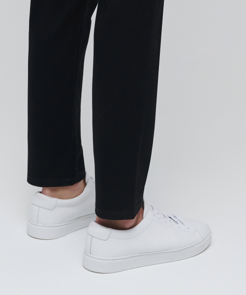 MUSINSA STANDARD（ムシンサスタンダード）の「【クールタンダード】スリムクロップドデニムパンツ【ブラック】（デニムパンツ・メンズ・その他・26/27/28/29/36/34/32/30/31/33/40/38/42）」の6枚目の写真
