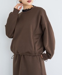 mil（ミル）の「裏起毛スウェットドロストプルオーバー【セットアップ対応】【585114】（スウェット）」