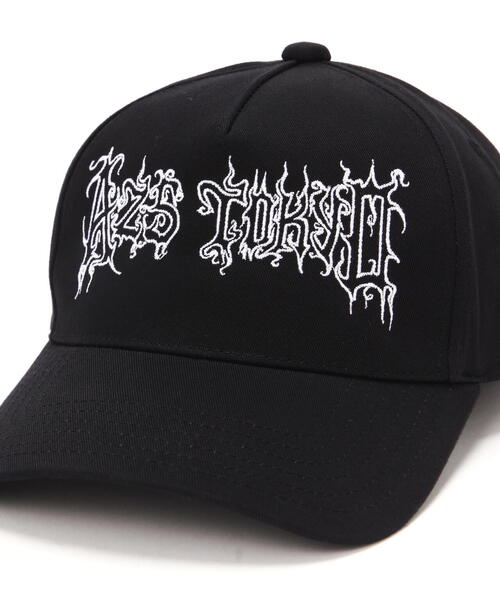AZS TOKYO（アザストーキョー）の「AZS TOKYO/アザストウキョウ/”METAL LOGO”CAP（キャップ・メンズ・ブラック・F）」の4枚目の写真