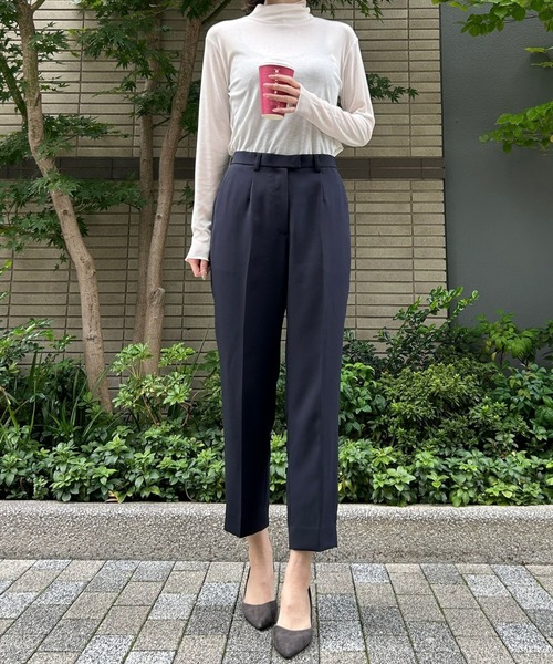 etre pret（エトレプレ）の「テーパードパンツ ※セットアップ可（スーツパンツ・レディース・ネイビー/ブラック・11号/13号/7号/9号）」の21枚目の写真