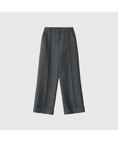 LOOKAST(ルックキャスト)の「エイリーンウールカブラパンツ_チャコール(その他パンツ・レディース・チャコール・SMALL/MEDIUM)」の1枚目の写真