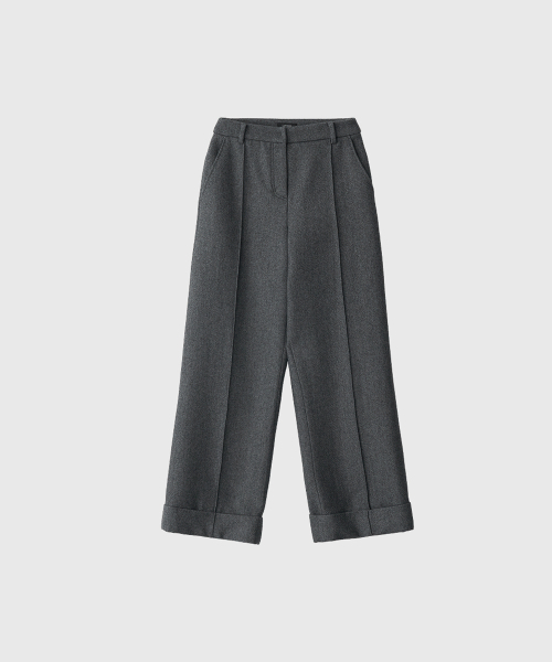 LOOKAST(ルックキャスト)の「エイリーンウールカブラパンツ_チャコール(その他パンツ・レディース・チャコール・SMALL/MEDIUM)」の2枚目の写真