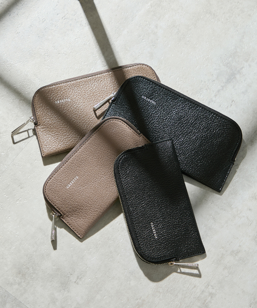 ORSETTO（オルセット）の「ORSETTO オルセット フラグメントケース W185H95mm 1561679002（財布・レディース・ブラック/ベージュ・FREE）」の3枚目の写真