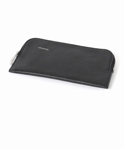 ORSETTO（オルセット）の「ORSETTO オルセット フラグメントケース W185H95mm 1561679002（財布・レディース・ブラック/ベージュ・FREE）」の6枚目の写真