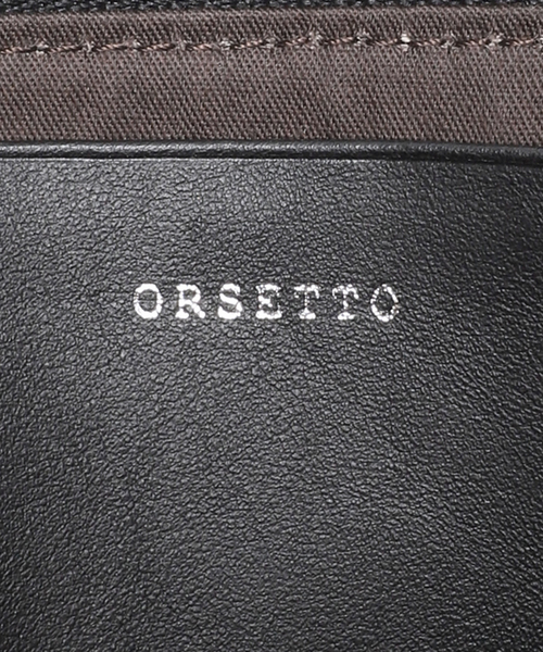 ORSETTO（オルセット）の「ORSETTO オルセット フラグメントケース W185H95mm 1561679002（財布・レディース・ブラック/ベージュ・FREE）」の11枚目の写真
