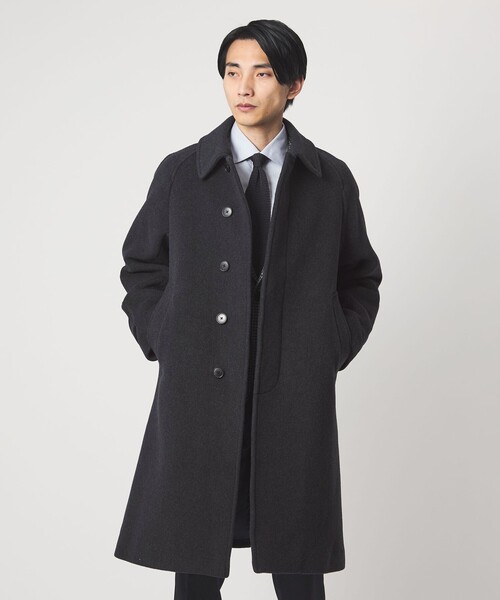 セール】Ballis バリス モッサー バルカラー ネイビー ステンカラー