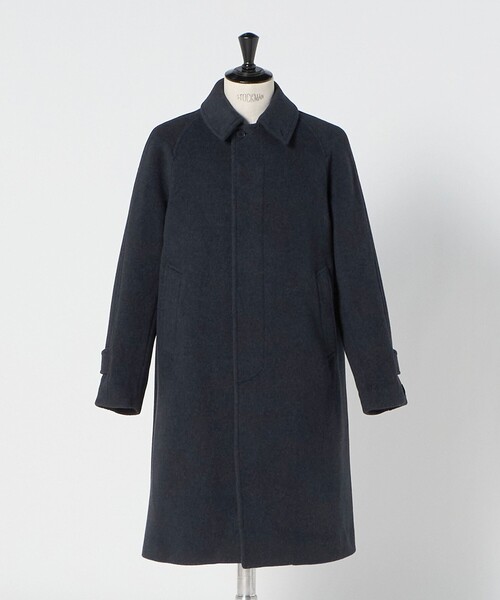 セール】Ballis バリス モッサー バルカラー ネイビー ステンカラー