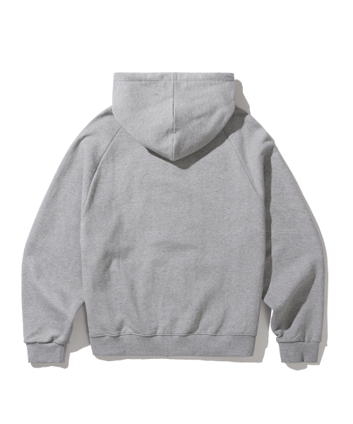 セール】129 Logo Patch Hood Zip-Up Light Gray（パーカー）｜ILLIGO