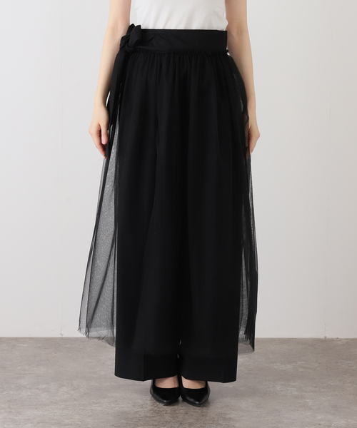 EDIT. FOR LULU(エディットフォールル)の「【naoki tomizuka for LULU】tulle wrap skirt(スカート・レディース・ブラック・FREE)」の12枚目の写真