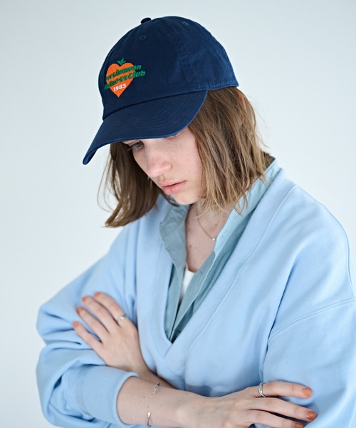 kha:ki（カーキ）の「「KHA:KI / カーキ」6パネル キャップ -P.W.C-（キャップ・レディース・オフホワイト/ライトイエロー/ベージュ/ネイビー・FREE）」の6枚目の写真