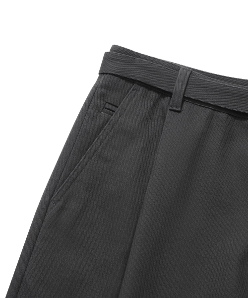 COVERNAT(カバーナット)の「コットンツイルワンタックセミワイドフィットチノパンツチャコール(その他パンツ・レディース・その他・MEDIUM/LARGE/X-LARGE/SMALL)」の7枚目の写真