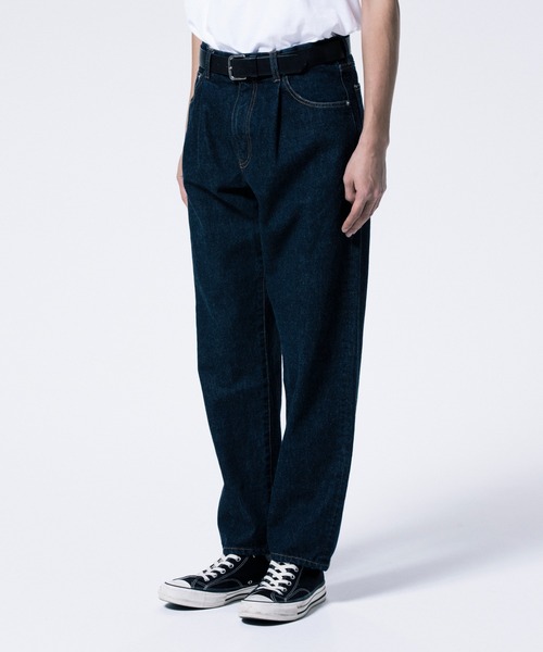 ROTTWEILER（ロットワイラー）の「R9 TUCK DENIM PANTS（デニムパンツ・メンズ・ブラック/インディゴブルー・S/M/L/XL）」の2枚目の写真