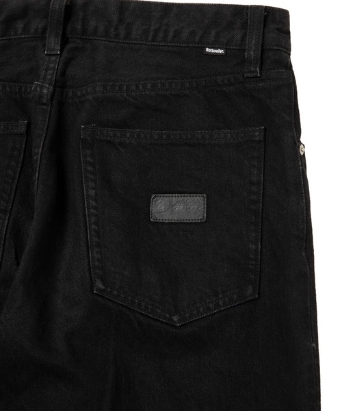 ROTTWEILER（ロットワイラー）の「R9 TUCK DENIM PANTS（デニムパンツ・メンズ・ブラック/インディゴブルー・S/M/L/XL）」の8枚目の写真