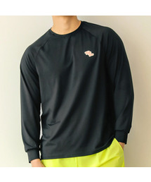 TUBE TREE（チューブツリ―）の「男性用ベーシックルーズフィット長袖ラッシュガードA603ブラック（ラッシュガード）」