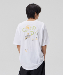 [グッドデイ]コットンルーズフィット半袖Tシャツ_ホワイト