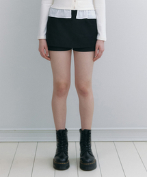 NOT YOUR ROSE（ノットユアローズ）の「モアスカートパンツ（ブラック）（スカート）」