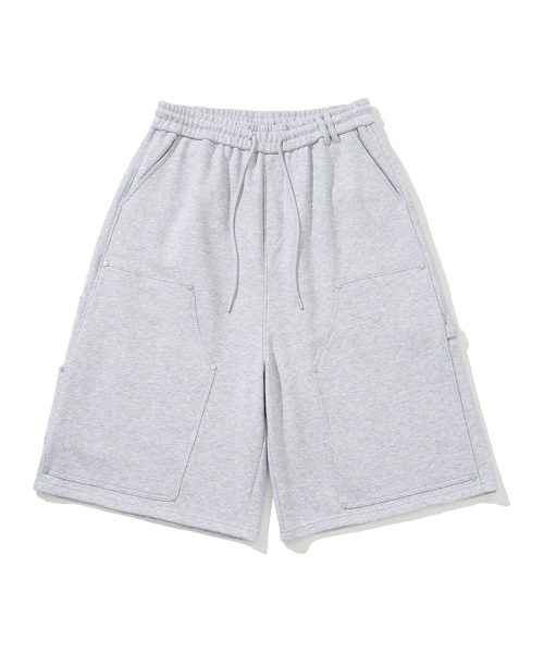 NOT4NERD（ノットフォーナード）の「Stud Carpenter Bermuda Sweat Shorts - Grey（その他パンツ・レディース・その他・MEDIUM/LARGE）」の2枚目の写真