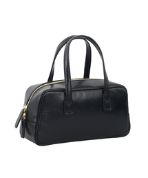 REFRAME（リフレーム）の「ニューフレームトートバッグシリーズ イタリアンカウグロッシーレザー スモールサイズ ブラック（トートバッグ）」