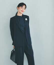 COMME CA ISM（コムサイズム）の「【宮城舞さん着用】【セットアップ対応】ポリエステルツイル テーラードジレ（ベスト）」