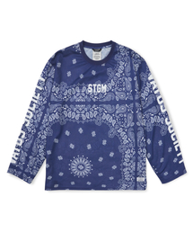STIGMA（スティグマ）の「メッシュ オーバーサイズ ロングスリーブ ペイズリー（Tシャツ/カットソー）」