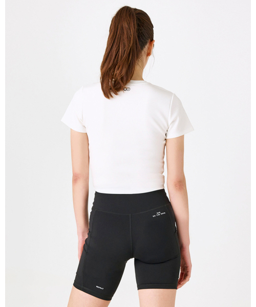 REACTIFY(リアクティファイ)の「ウィメンズ PUSH クロップドTシャツ ホワイト(Tシャツ/カットソー・レディース・その他・MEDIUM/SMALL/LARGE)」の2枚目の写真