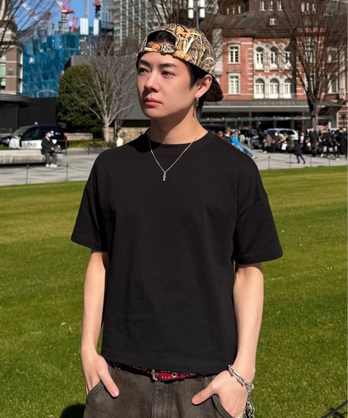 ADAMASTE(アダマスト)の「Original Crew Neck Pack T-shirts - オリジナルクルーネックパックTシャツ【2枚組】【短丈】(Tシャツ/カットソー・メンズ・ホワイト×ブラック/ブラック/ホワイト・SMALL/MEDIUM/LARGE)」の3枚目の写真