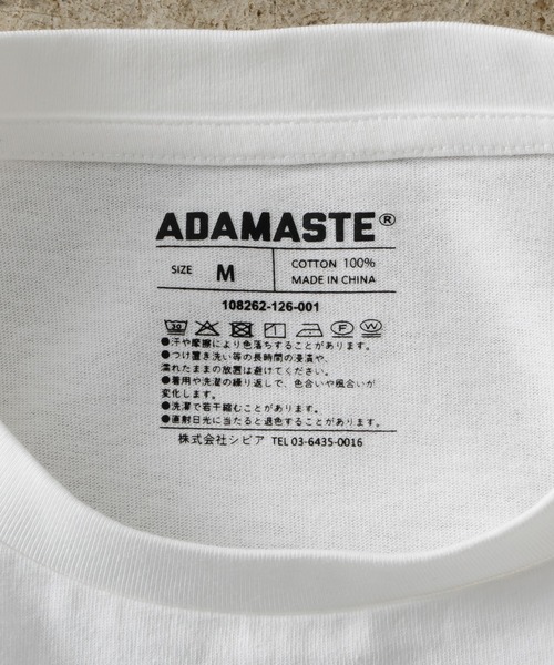 ADAMASTE(アダマスト)の「Original Crew Neck Pack T-shirts - オリジナルクルーネックパックTシャツ【2枚組】【短丈】(Tシャツ/カットソー・メンズ・ホワイト×ブラック/ブラック/ホワイト・SMALL/MEDIUM/LARGE)」の11枚目の写真