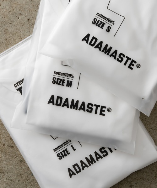 ADAMASTE(アダマスト)の「Original Crew Neck Pack T-shirts - オリジナルクルーネックパックTシャツ【2枚組】【短丈】(Tシャツ/カットソー・メンズ・ホワイト×ブラック/ブラック/ホワイト・SMALL/MEDIUM/LARGE)」の12枚目の写真
