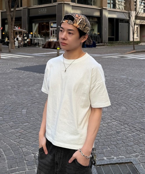 ADAMASTE(アダマスト)の「Original Crew Neck Pack T-shirts - オリジナルクルーネックパックTシャツ【2枚組】【短丈】(Tシャツ/カットソー・メンズ・ホワイト×ブラック/ブラック/ホワイト・SMALL/MEDIUM/LARGE)」の17枚目の写真