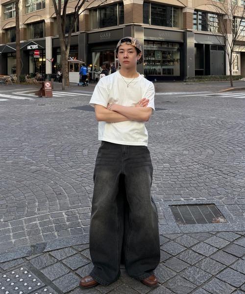 ADAMASTE(アダマスト)の「Original Crew Neck Pack T-shirts - オリジナルクルーネックパックTシャツ【2枚組】【短丈】(Tシャツ/カットソー・メンズ・ホワイト×ブラック/ブラック/ホワイト・SMALL/MEDIUM/LARGE)」の20枚目の写真