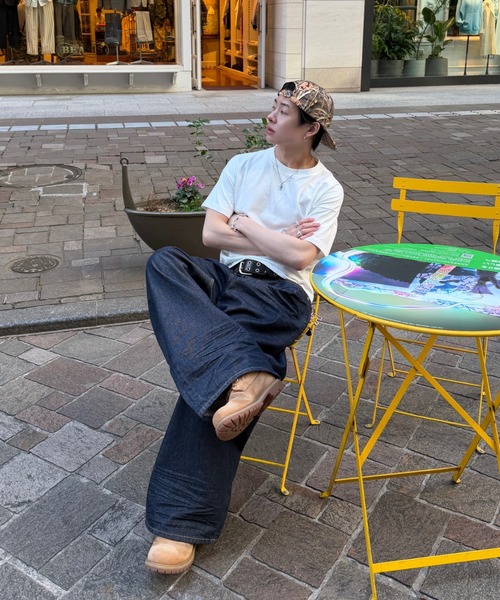 ADAMASTE(アダマスト)の「Original Crew Neck Pack T-shirts - オリジナルクルーネックパックTシャツ【2枚組】【短丈】(Tシャツ/カットソー・メンズ・ホワイト×ブラック/ブラック/ホワイト・SMALL/MEDIUM/LARGE)」の21枚目の写真