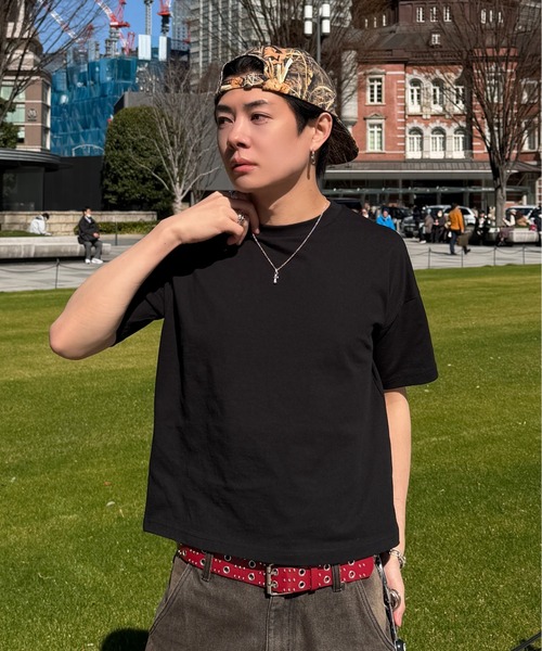 ADAMASTE(アダマスト)の「Original Crew Neck Pack T-shirts - オリジナルクルーネックパックTシャツ【2枚組】【短丈】(Tシャツ/カットソー・メンズ・ホワイト×ブラック/ブラック/ホワイト・SMALL/MEDIUM/LARGE)」の22枚目の写真