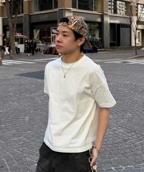 ADAMASTE(アダマスト)の「Original Crew Neck Pack T-shirts - オリジナルクルーネックパックTシャツ【2枚組】【短丈】(Tシャツ/カットソー・メンズ・ホワイト×ブラック/ブラック/ホワイト・SMALL/MEDIUM/LARGE)」の16枚目の写真