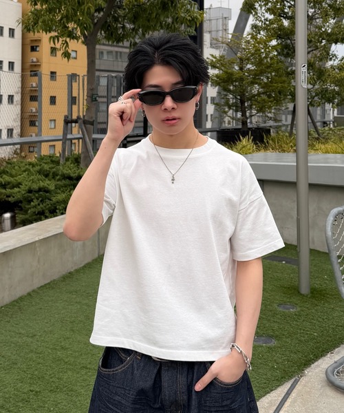 ADAMASTE(アダマスト)の「Original Crew Neck Pack T-shirts - オリジナルクルーネックパックTシャツ【2枚組】【短丈】(Tシャツ/カットソー・メンズ・ホワイト×ブラック/ブラック/ホワイト・SMALL/MEDIUM/LARGE)」の13枚目の写真