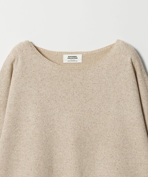 green label relaxing(グリーンレーベルリラクシング)の「<SEASONAL COLLECTION>ニット プルオーバー ウォッシャブル(ニット/セーター・レディース・ナチュラル/モカ・FREE)」の5枚目の写真