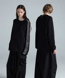 Y-3 | Y-3 RAW EDGE 3 STRIPES LONG SLEEVE TEE(Tシャツ/カットソー)