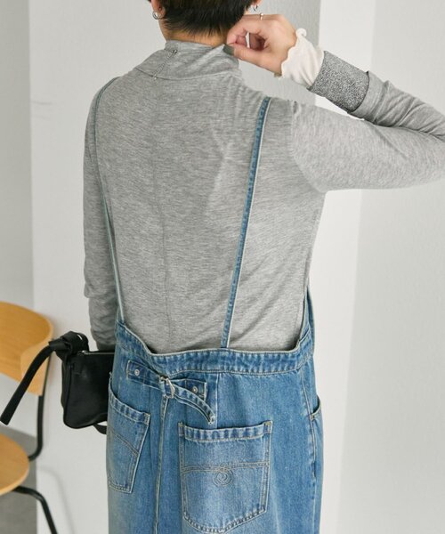 ear PAPILLONNER（イアパピヨネ）の「デニムキャミジャンスカ【SUM1 STYLE】（ワンピース・レディース・ブルー・FREE）」の10枚目の写真