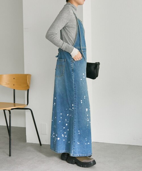 ear PAPILLONNER（イアパピヨネ）の「デニムキャミジャンスカ【SUM1 STYLE】（ワンピース・レディース・ブルー・FREE）」の12枚目の写真