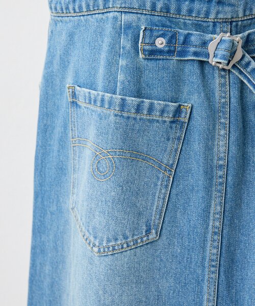 ear PAPILLONNER（イアパピヨネ）の「デニムキャミジャンスカ【SUM1 STYLE】（ワンピース・レディース・ブルー・FREE）」の22枚目の写真