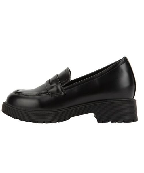 オレンローファー6CM [ブラック]