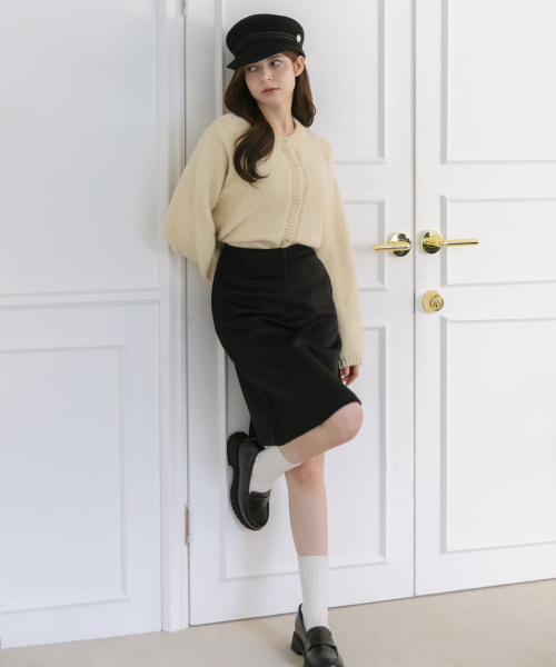 DIFFERSHOE（ディファーシュー）の「オレンローファー6CM [ブラック]（ローファー・レディース・ブラック・23.5cm/24cm/24.5cm/25cm/22.5cm/23cm/22cm）」の14枚目の写真