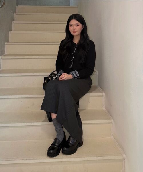 DIFFERSHOE（ディファーシュー）の「オレンローファー6CM [ブラック]（ローファー・レディース・ブラック・23.5cm/24cm/24.5cm/25cm/22.5cm/23cm/22cm）」の11枚目の写真