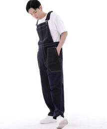 SAINTCREW（セントクルー）の「Worker & Builder Fatigue Denim Overalls WNB-605 Mixed Indigo WHS（サロペット/オーバーオール・メンズ）」