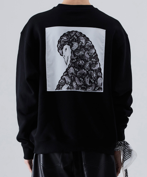 poq(ピーオーキュー)の「マンツーマン - Get Out in My Area (ブラック)(スウェット・レディース・その他・MEDIUM/LARGE/X-LARGE)」の1枚目の写真