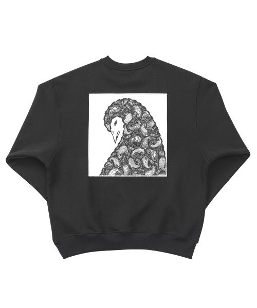 poq(ピーオーキュー)の「マンツーマン - Get Out in My Area (ブラック)(スウェット・レディース・その他・MEDIUM/LARGE/X-LARGE)」の3枚目の写真